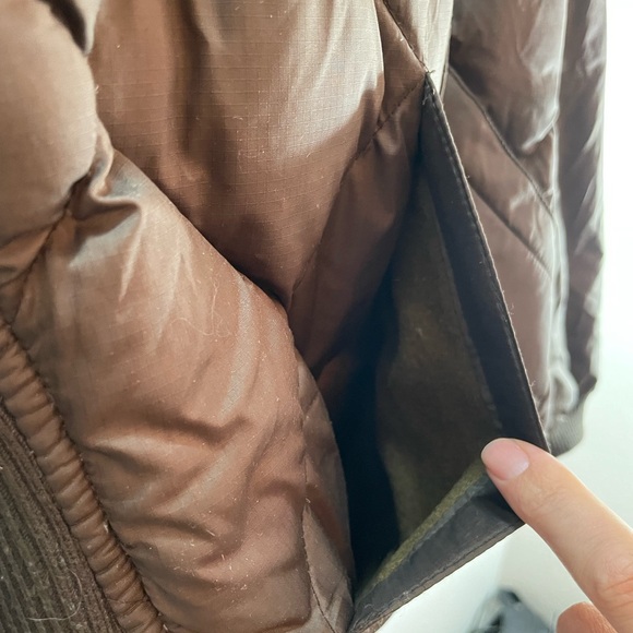 Vintage Eddie Bauer Down Hooded Jacket Womens Size L. - Picture 5 of 11